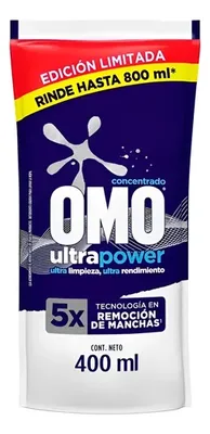 Detergente Líquido Concentrado Omo Ultra Power