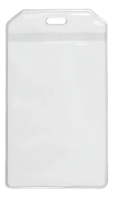 Porta-credencial Pvc Transparente Clear