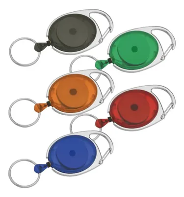Llavero Mosquetón Extensor Retráctil 5 Colores