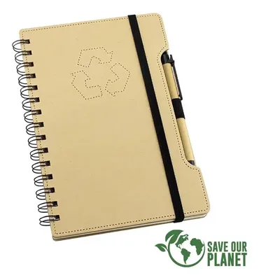 Cuaderno Ecológico Compost Natural 1/2 Carta Natural