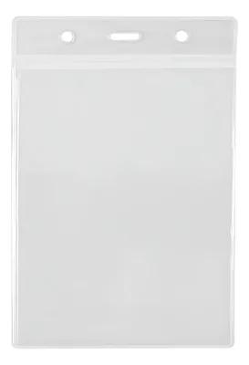 Porta-credencial Grande Pvc Clear 10.5x16cm
