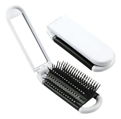 Cepillo Rectangular Blanco Con Espejo - Plegable Blanco