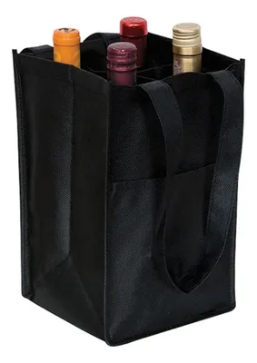 Porta-botellas De Vino Tnt Negro 4 Unidades