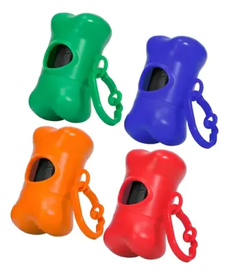Set Hueso Porta Bolsitas Mascotas 15u