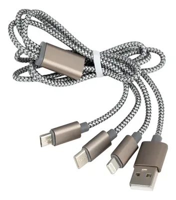 Connect Multicargador Metálico Gris Titanio
