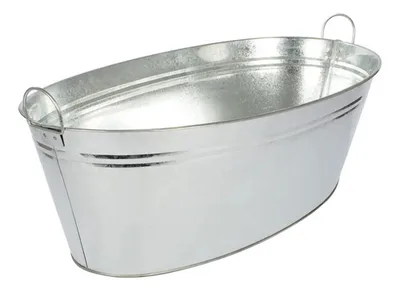 Balde-hielera Galvanizado 87l Plata