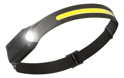 Linterna Led Cabeza Usb Súper Brillo Negro