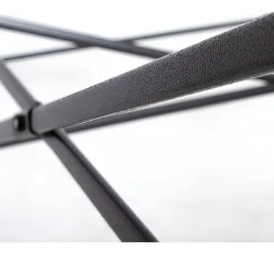 Base Toldo Araña 2x2 Gris - Acero Esmaltado