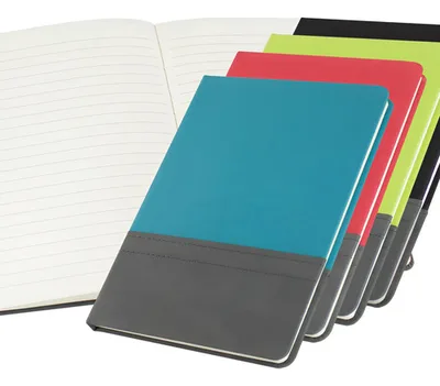 Cuaderno Velvet Pu A5 Bicolor - Calidad Premium
