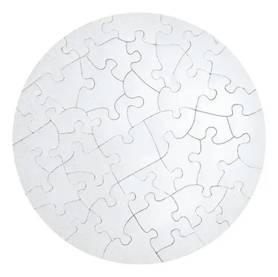 Puzzle Circular 41 Piezas Blanco Sublimación