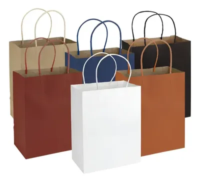 Bolsa Papel Kraft 120g/m2 Reciclable 6 Colores