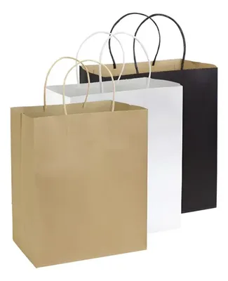 Bolsa Papel Kraft 120g/m2 Reciclable 3 Colores