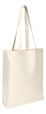 Polycotton Tote Bag Save The Planet 30x40x10 Cm Natural