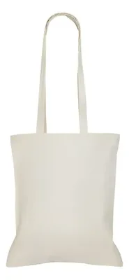 Bolsa Algodón India Natural 38x41cm Natural