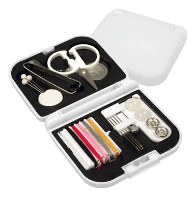 Deluxe Sewing Set - White Color Blanco