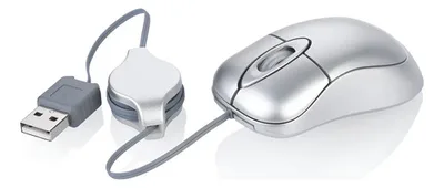 Usb Mini-mouse Óptico Plateado Compacto