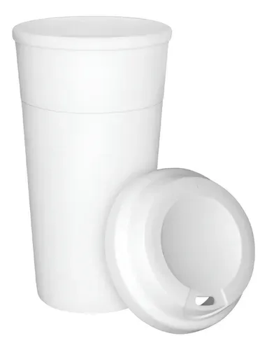 Vaso Blanco Cloud 480cc - Plástico Premium