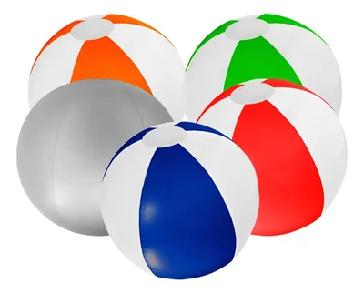 Pelota Playa Inflable Pvc 6 Gajos