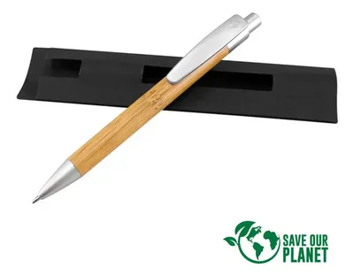 Bolígrafo Bamboo Ecológico Madera Natural 14cm