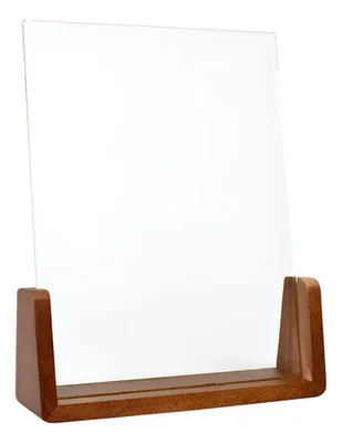 Trofeo Madera Cristal Spitz - Reconocimiento Calidad