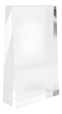 Trofeo Galvano Cristal Syntec Plateado 2025 Plateado