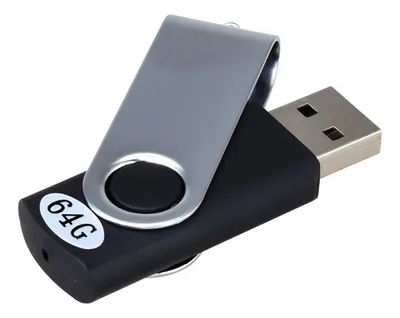Usb Pendrive 64gb Negro - Memoria Flash Portátil
