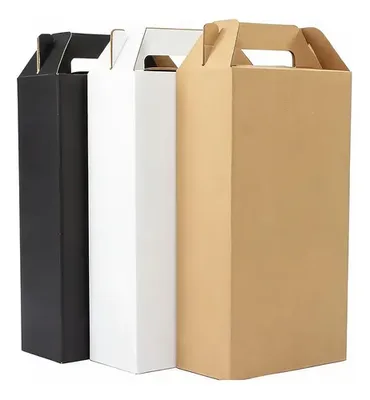 Caja Autoarmable Para 2 Botellas Vino - Ecológica