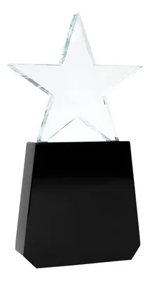 Trofeo Cristal Biondi - Base Negra Elegante