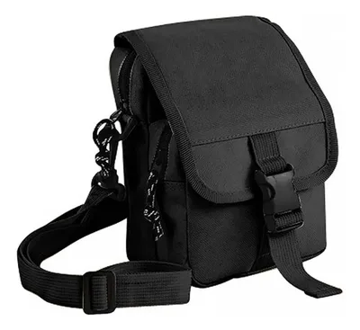 Bolso Bandolero Negro Viaje Poliester 600d