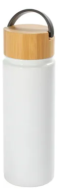 Botella Térmica Blanca 550cc Sublimación Acero