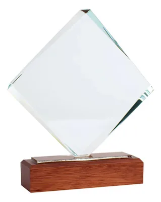 Trofeo Fischer Madera Y Cristal - Calidad Premium Natural
