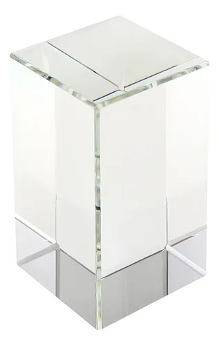 Trofeo Cristal Solid Galvanizado - Plateado Plateado