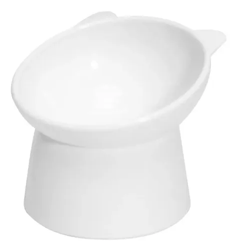 Pet Bowl Redondo Plástico Abs Blanco - Modelo P53 Blanco