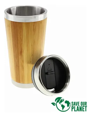 Bamboo Mug 450cc - Natural Wood Natural
