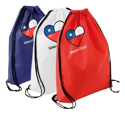 Mochila Morral Vamos Chile! 3 Colores