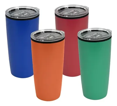 Mug Metálico Loft 600ml Doble Pared Aislante
