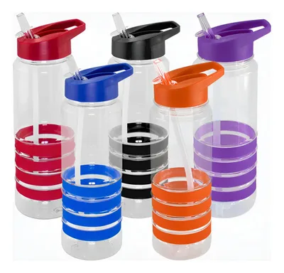 Botella Deportiva Tritan 750ml - Plástico Transparente