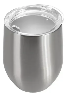 Taza Térmica Plata 350ml Acero Inoxidable Sublimación Plata
