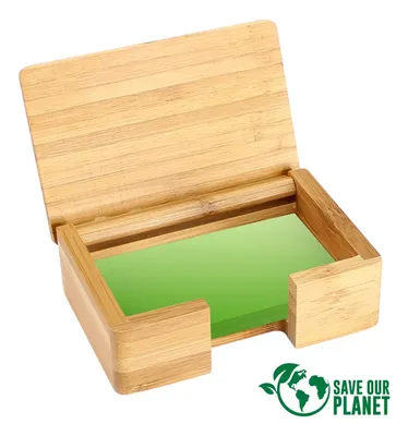 Tarjetero Bamboo Natural 11x7.5cm Sobremesa