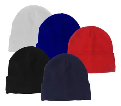 Gorro Lana Bordado Adulto - Varios Colores