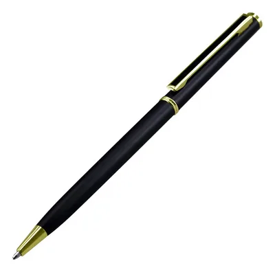 Bolígrafo Metálico Tourist Negro - Escritura Suave Negro