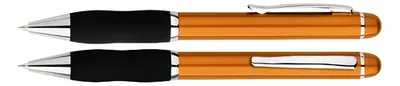 Qasar Metallic Pen - Blue Ink