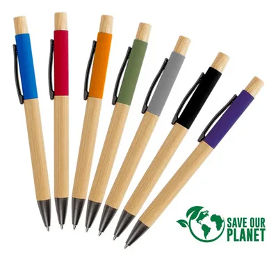 Bolígrafo Ecológico Bamboo Eva - Tinta Azul