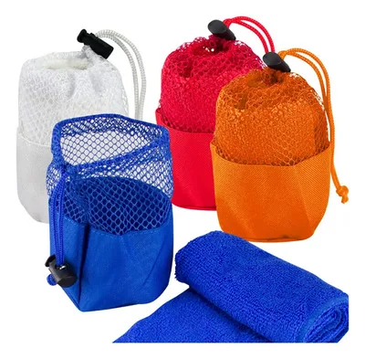 Toalla Facial Microfibra Deporte Multicolor 33x30cm