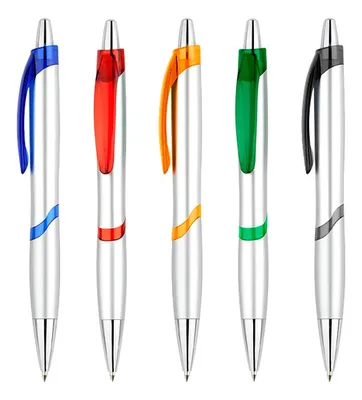 Bolígrafo Plástico Júpiter Plateado - 5 Colores