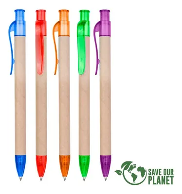 Bolígrafo Ecológico Planet - 5 Colores