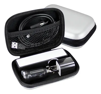 Kit Automovil Plateado Con Estuche Eva Y Accesorios