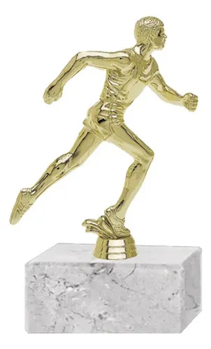 Trofeo Plástico Atletismo Masculino Modelo 206 Oro