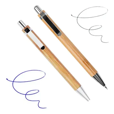 Set Portaminas Y Boligrafo Bamboo B92 Caja Regalo