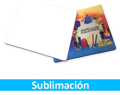Mouse Pad Sublimacion Rectangular Mp1 24x20 Cm